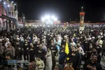 اجتماع هیئات مذهبی قم با شعار &laquo;مسلم دیگر تنها نخواهد ماند&raquo; در حرم مطهر