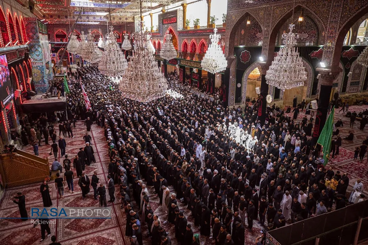 تصاویری از تشییع پیکر آیت الله حکیم در عراق