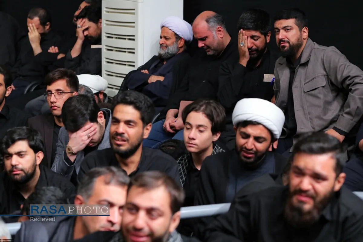 مراسم عزاداری روز اربعین هیئت&zwnj;های دانشجویی در حضور رهبر انقلاب
