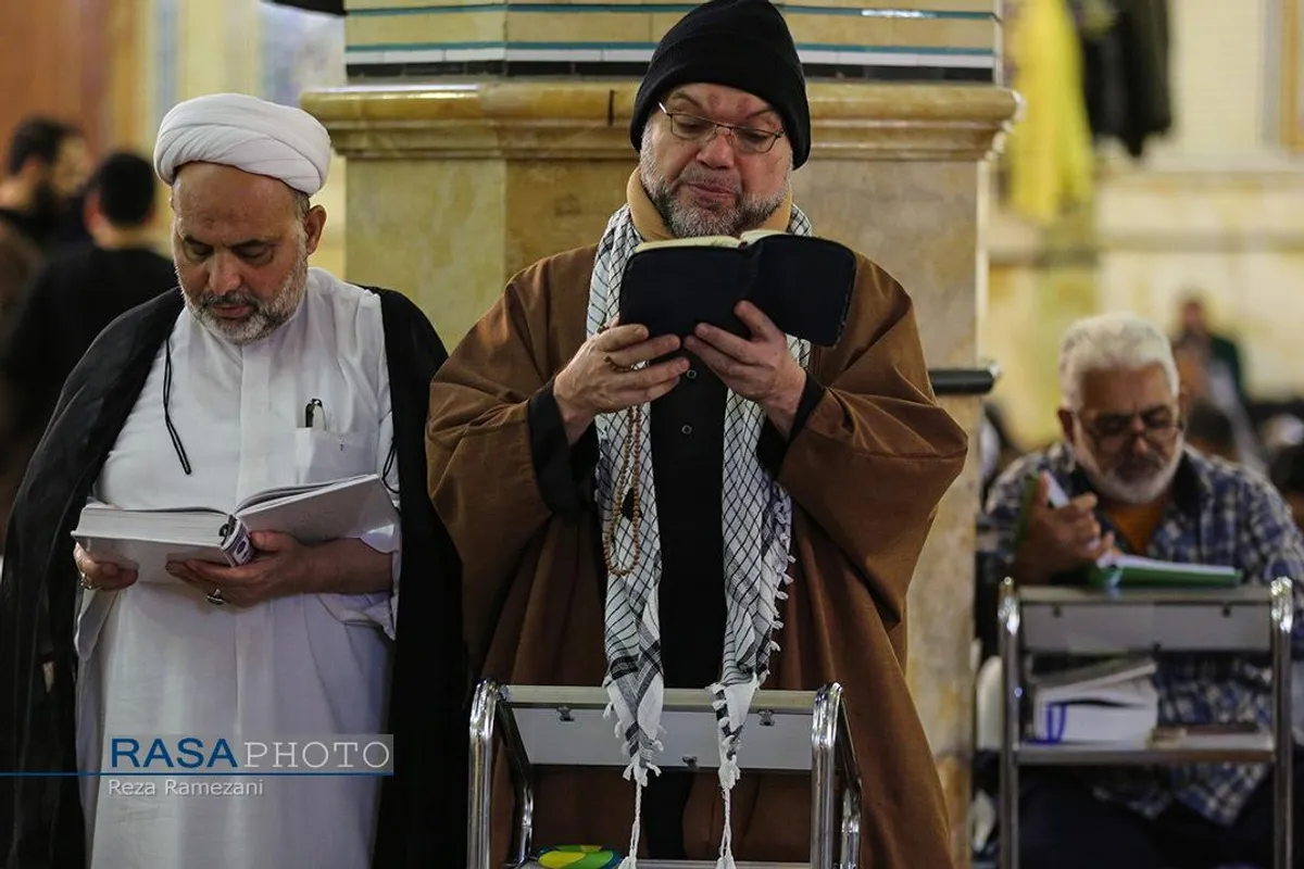 مراسم معنوی اعمال "ام داوود" در مسجد مقدس جمکران
