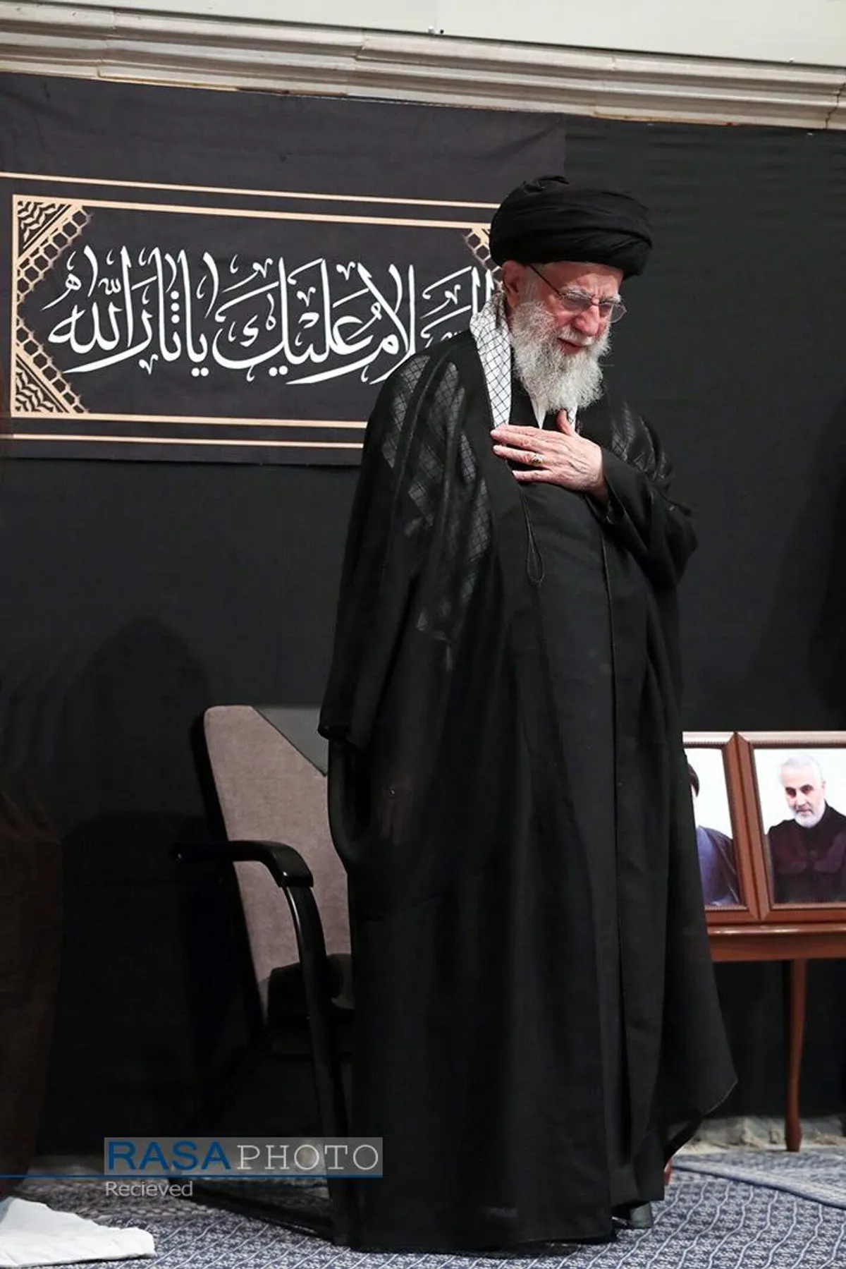 مراسم عزاداری شام غریبان حسینی (علیه&zwnj;السلام) در حسینیه امام خمینی (ره)