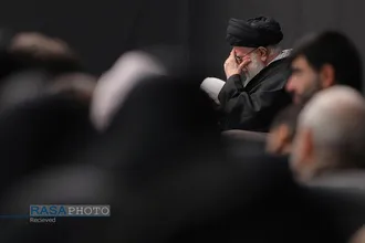 مراسم عزاداری شام شهادت حضرت فاطمه&zwnj;زهرا (سلام&zwnj;الله&zwnj;علیها) با حضور رهبر انقلاب
