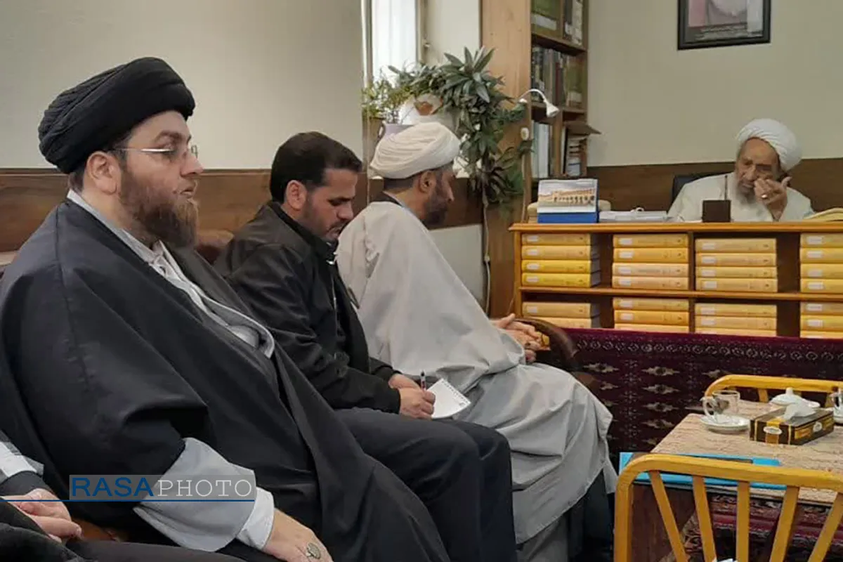 دیدار مدیرعامل خبرگزاری رسا با آیت&zwnj;الله اشرفی شاهرودی