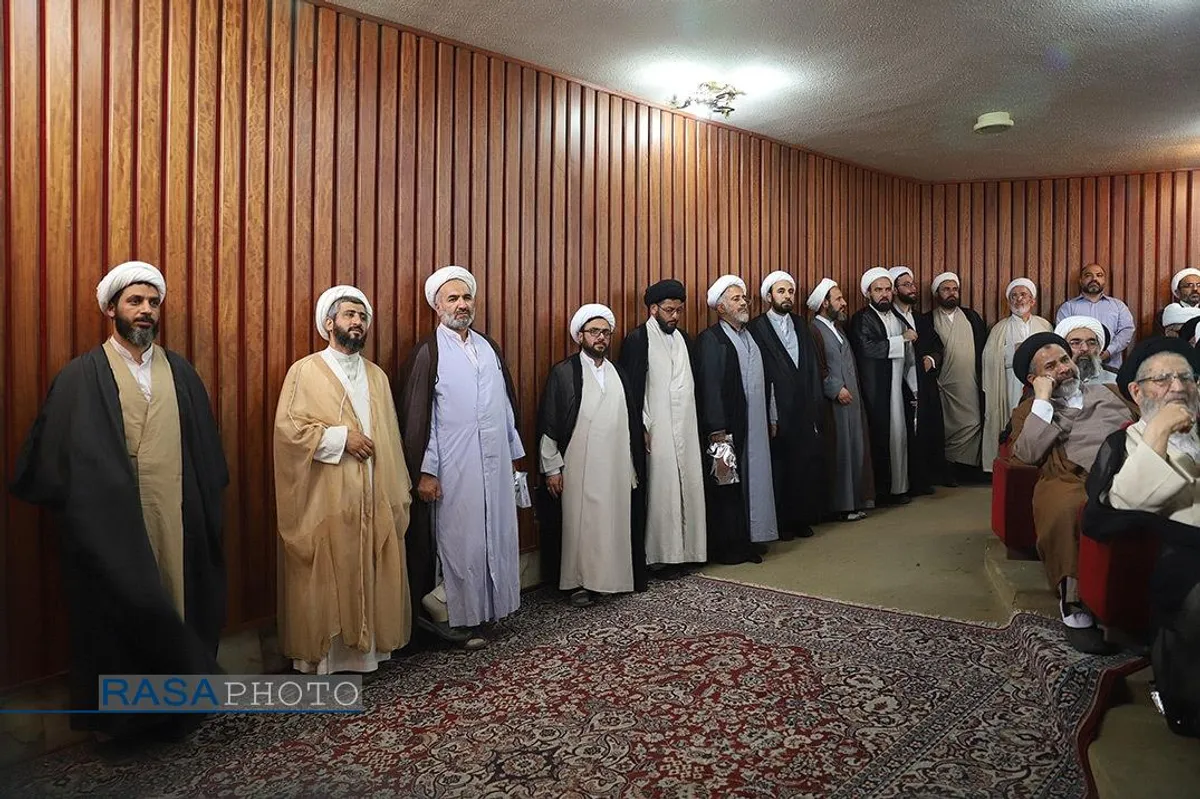 گردهمایی اساتید سطوح عالی و خارج حوزه علمیه قم با حضور سردار حاجی زاده