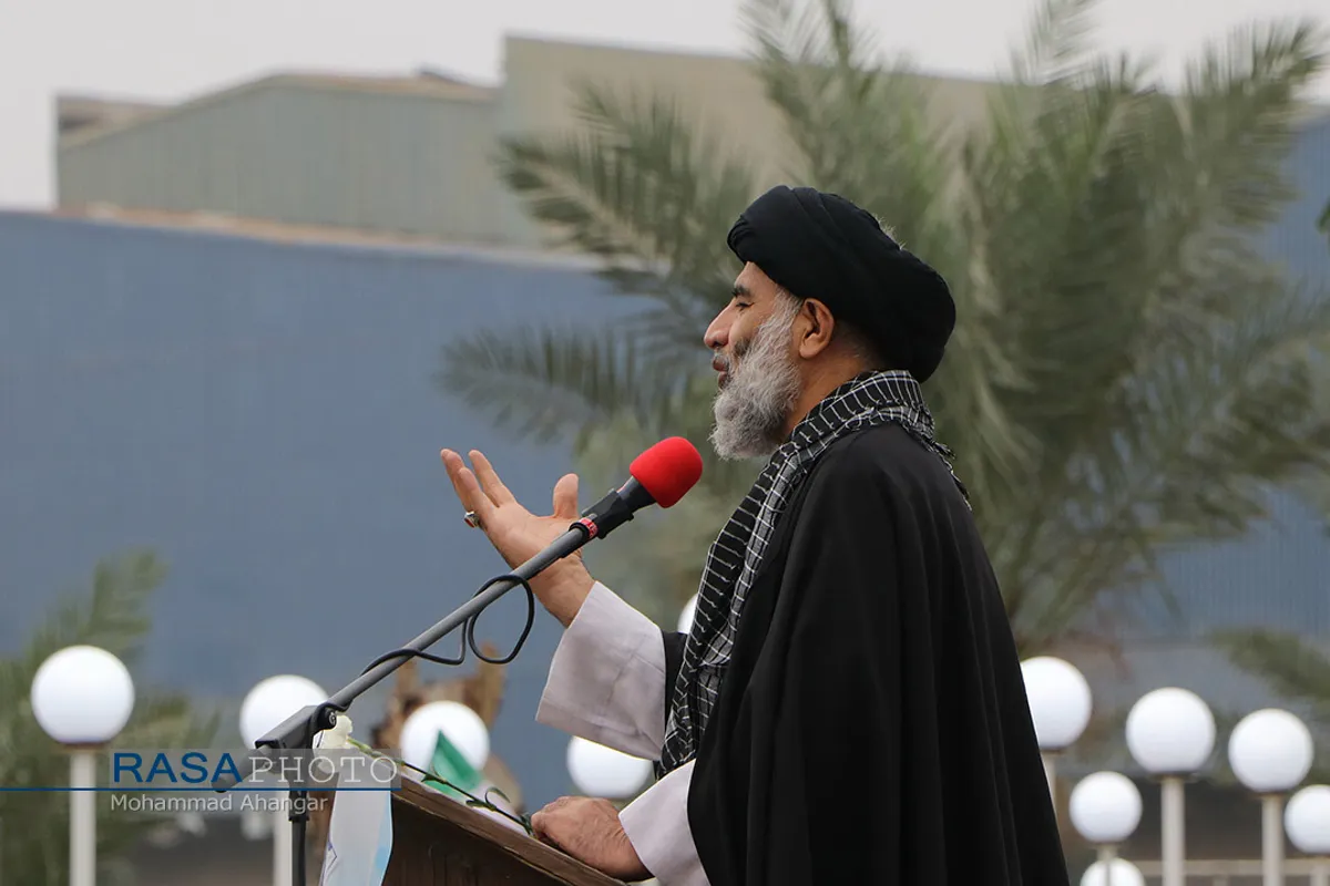 تشییع و خاکسپاری دو شهید گمنام دفاع مقدس در اهواز&lrm;