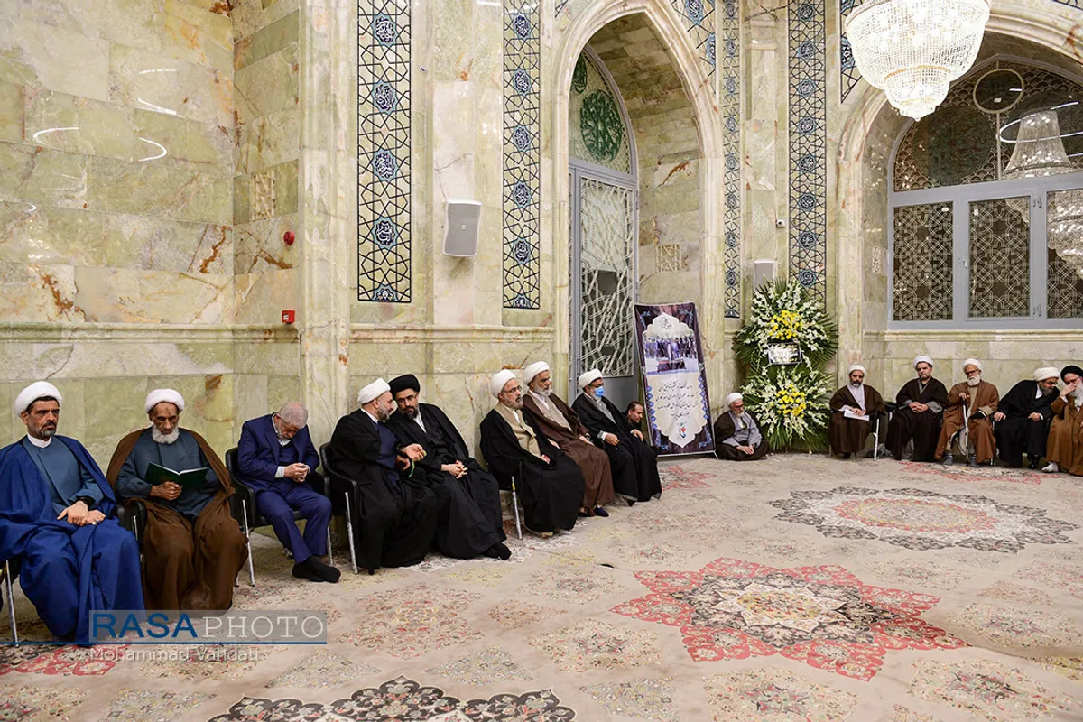مراسم ختم همسر شهید آیت&zwnj;الله مطهری در قم