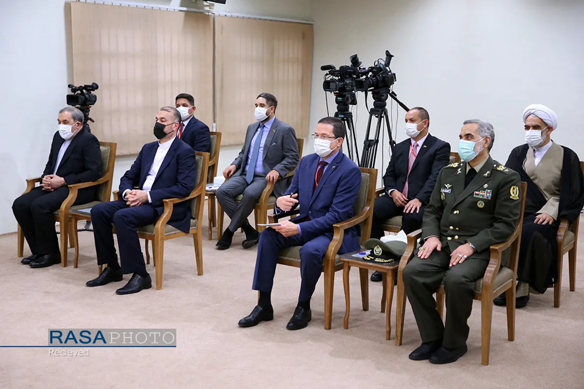 دیدار رئیس جمهور ونزوئلا با مقام معظم رهبری