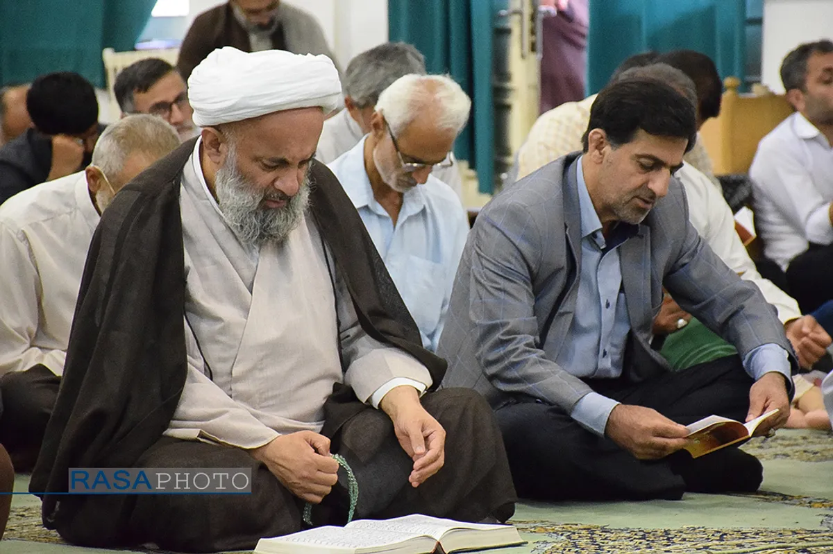 مراسم دعای عرفه در مدرسه علمیه خاتم الانبیاء بابل