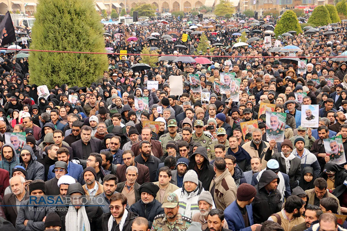 تجدید میثاق مردم اصفهان با سردار شهید حاج قاسم سلیمانی