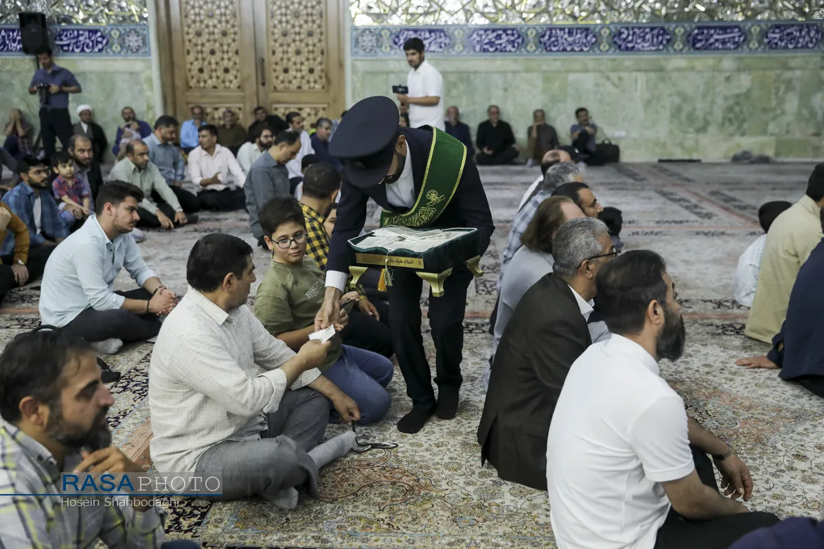 آیین تکریم روز خبرنگار در حرم کریمه اهل&zwnj;بیت (س)
