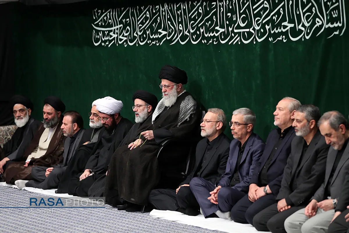 دومین شب مراسم عزاداری حضرت اباعبدالله الحسین (علیه&zwnj;السلام) با حضور رهبر انقلاب