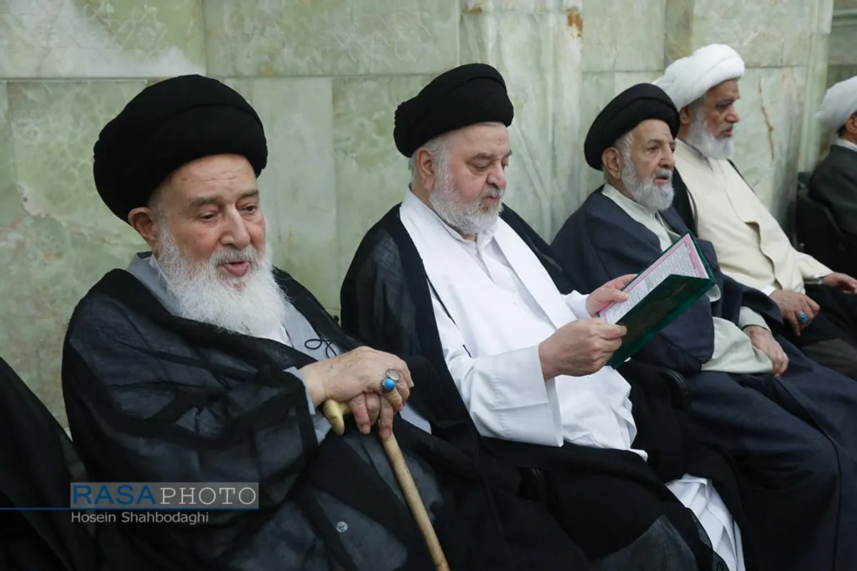مراسم ختم آیت الله حاج شیخ عباس محفوظی