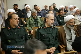 دیدار دست&zwnj;اندرکاران کنگره بزرگداشت شهدای روحانی با رهبر انقلاب