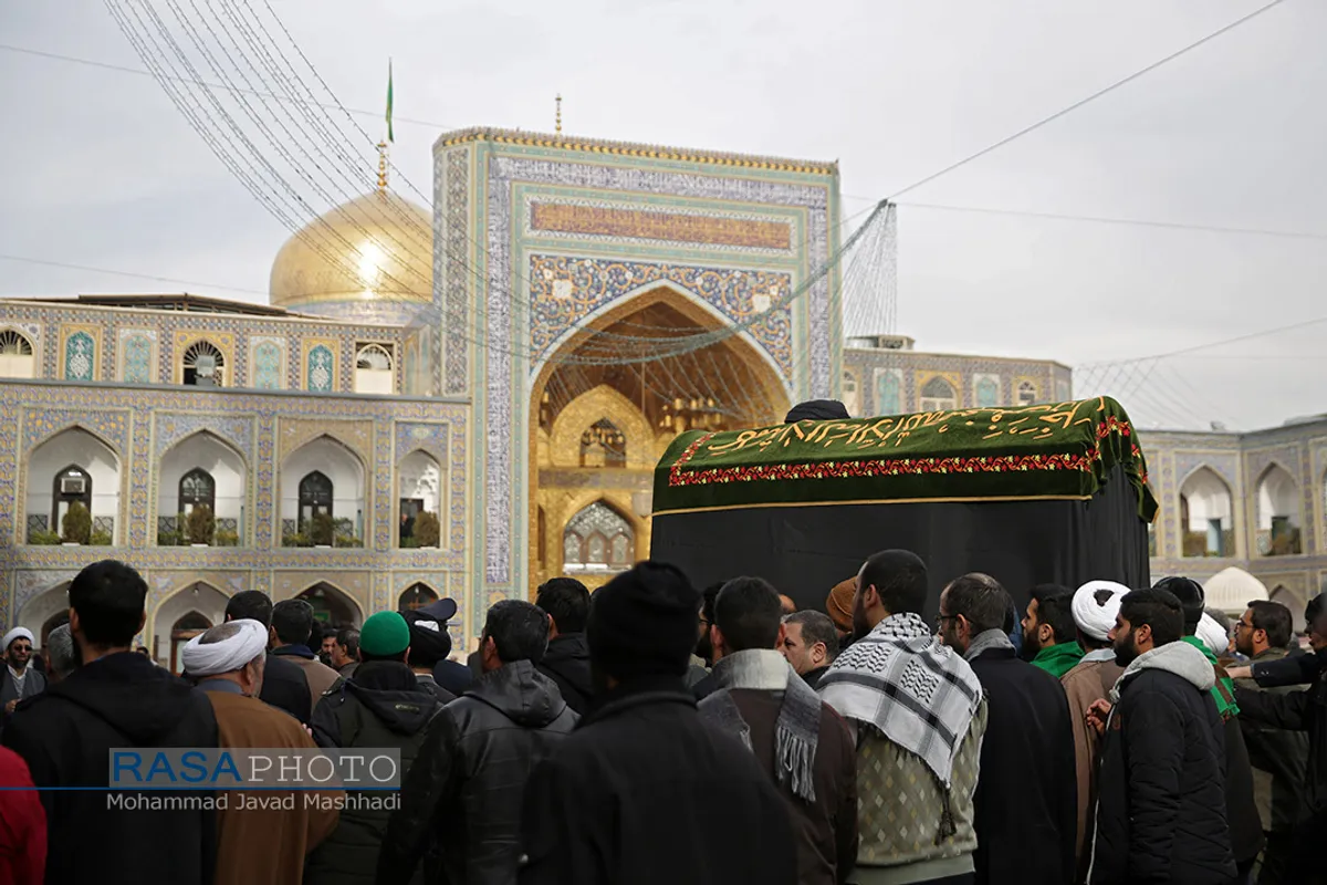 تشییع پیکر آیت&zwnj;الله موسوی خلخالی در مشهد