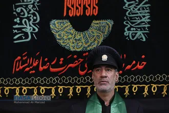 آیین شمع گردانی و خطبه خوانی شام وفات حضرت معصومه (س)