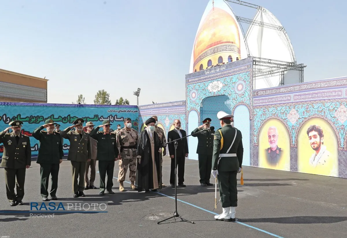 حضور فرمانده کل قوا در مراسم مشترک دانش&zwnj;آموختگی دانشگاه&zwnj;های افسری نیروهای مسلح
