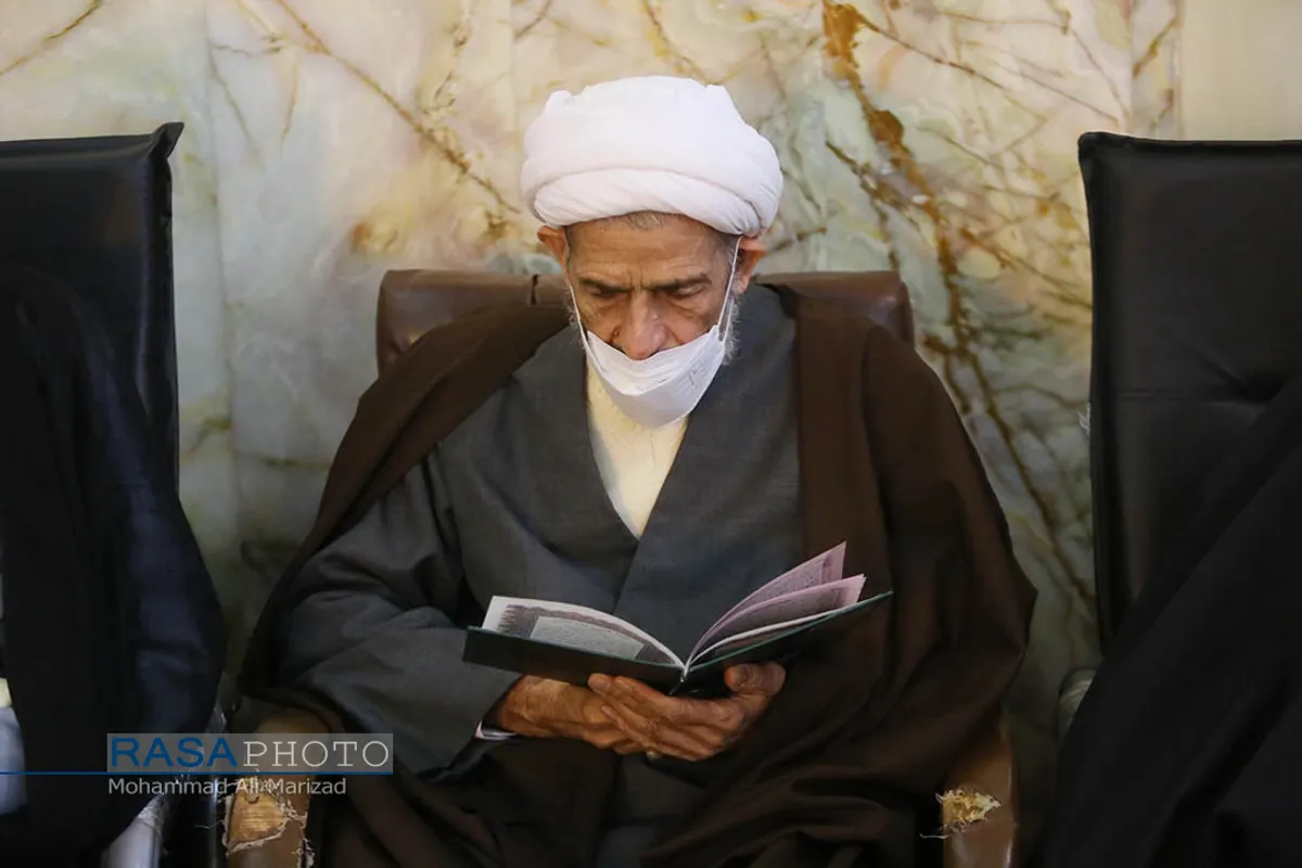 مراسم چهلم مرحوم آیت الله مجتهد شبستری در حرم کریمه اهل&zwnj;بیت (ع)