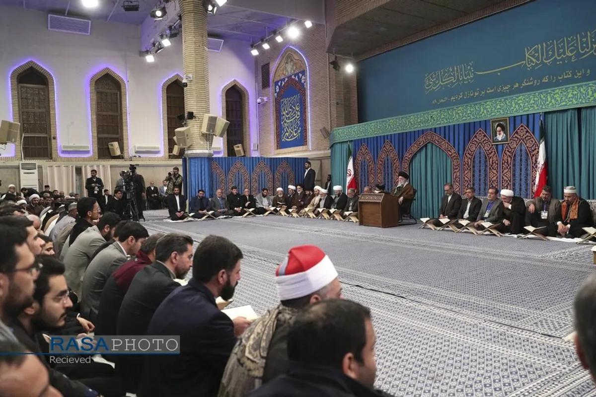 دیدار شرکت&zwnj;کنندگان در مسابقات بین&zwnj;المللی قرآن با رهبر انقلاب