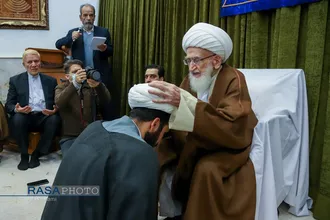 جشن روز نیمه شعبان و عمامه&zwnj;&zwnj;گذاری طلاب