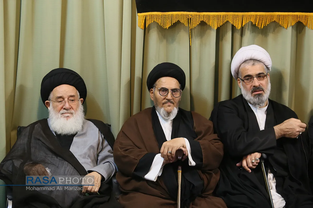 عزاداری روز ششم محرم در بیت حضرت آیت الله صافی گلپایگانی