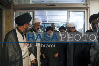گرامیداشت رهبر شهید انقلاب در بیت حضرت آیت الله نوری همدانی