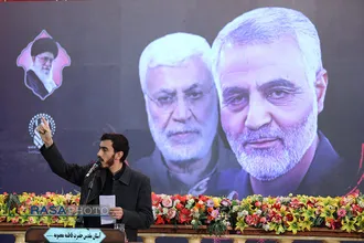 مراسم اربعین شهیدان حاج قاسم سلیمانی ابومهدی المهندس در حرم حضرت معصومه (س)