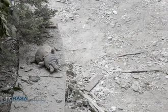 فعالیت جهادی طلاب در منازل آسیب&zwnj;دیده تهران در سومین جنگ تحمیلی