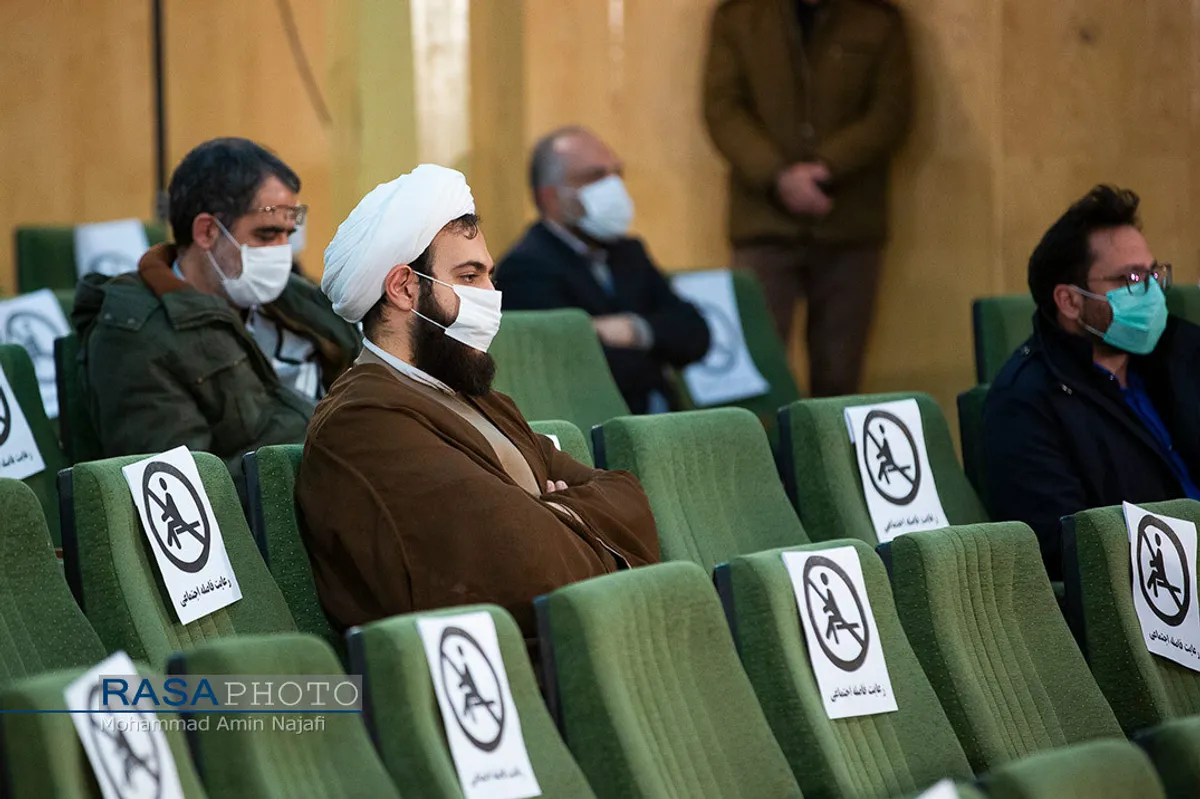 مراسم بزرگداشت مرحوم آیت الله سید رضا فاضلیان&lrm; در همدان