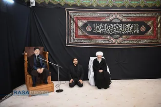 عزاداری دهه اول محرم ۱۴۴۵ در بیت حضرت آیت الله نوری همدانی