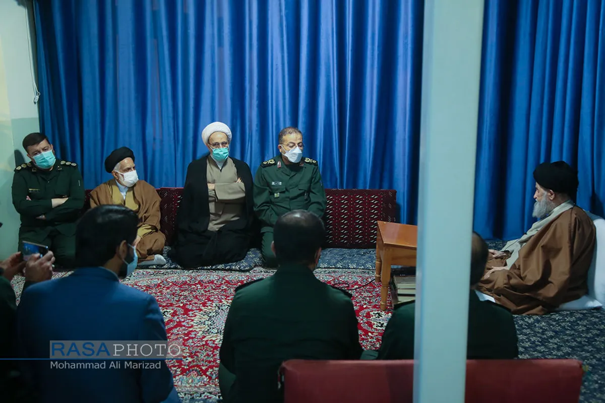دیدار رئیس سازمان بسیج مستضعفین با مراجع تقلید و علما در قم