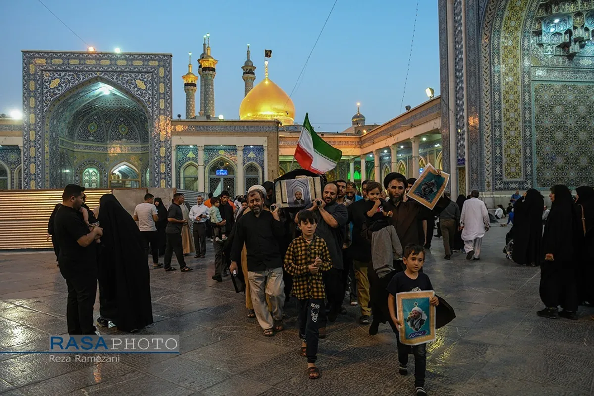 تشییع پیکر پاک شهید حجت&zwnj;الاسلام حجت اعتبار در قم