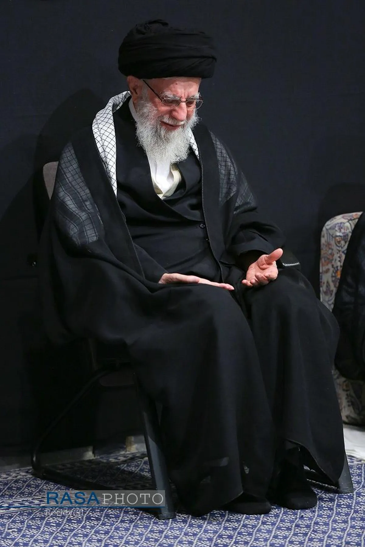 اولین شب عزاداری حضرت اباعبدالله الحسین (علیه&zwnj;السلام) با حضور رهبر انقلاب