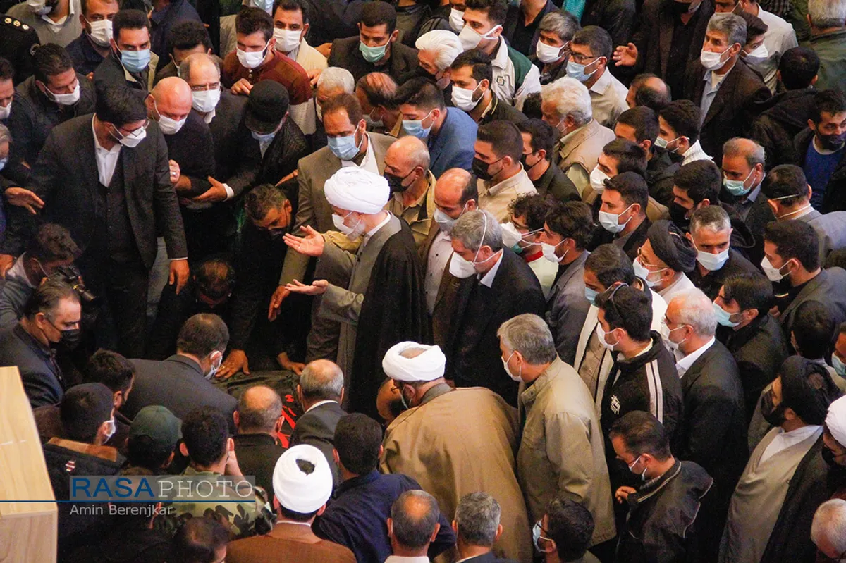 تشییع پیکر شهید علی&zwnj;اکبر رنجبر در شیراز&lrm;&lrm;