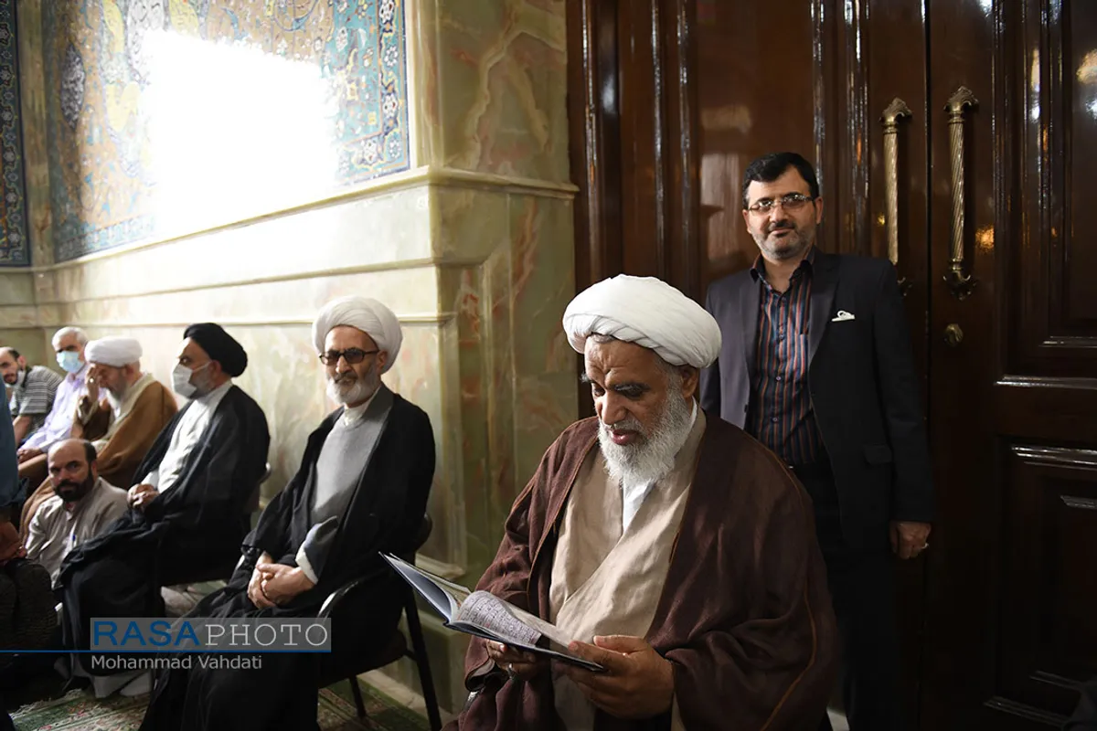 تشییع پیکر مرحوم آیت الله فاطمی&zwnj;نیا در قم