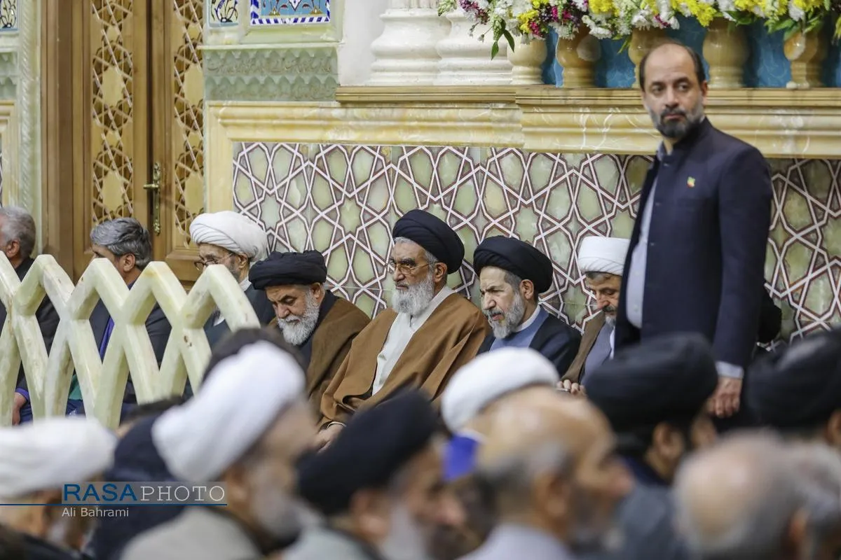 مراسم بزرگداشت چهلم شهیدان لاریجانی
