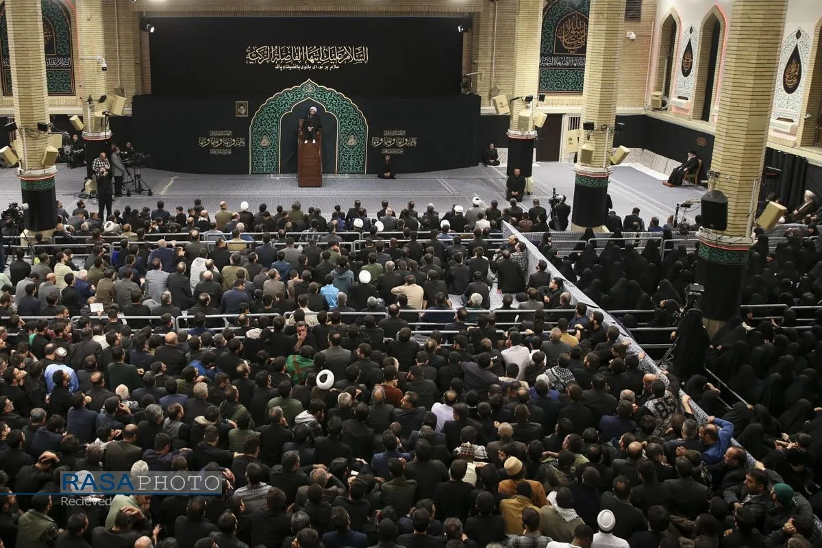 شب اول عزاداری فاطمیه ۱۴۰۴ با حضور رهبر معظم انقلاب