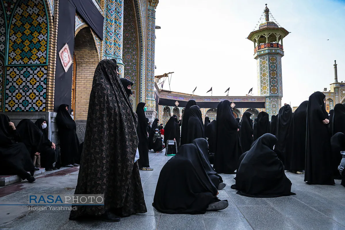 عزاداری روز شهادت حضرت امام علی بن موسی الرضا (ع) در قم