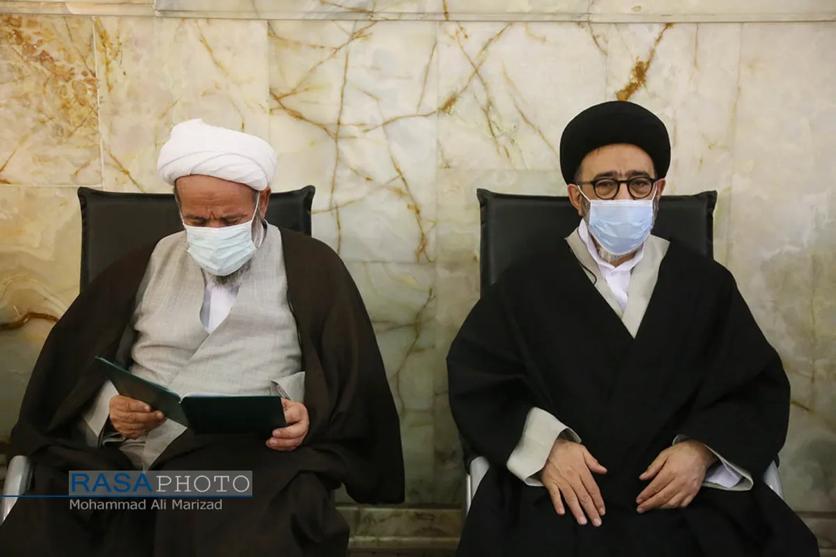 مراسم چهلم مرحوم آیت الله مجتهد شبستری در حرم کریمه اهل&zwnj;بیت (ع)
