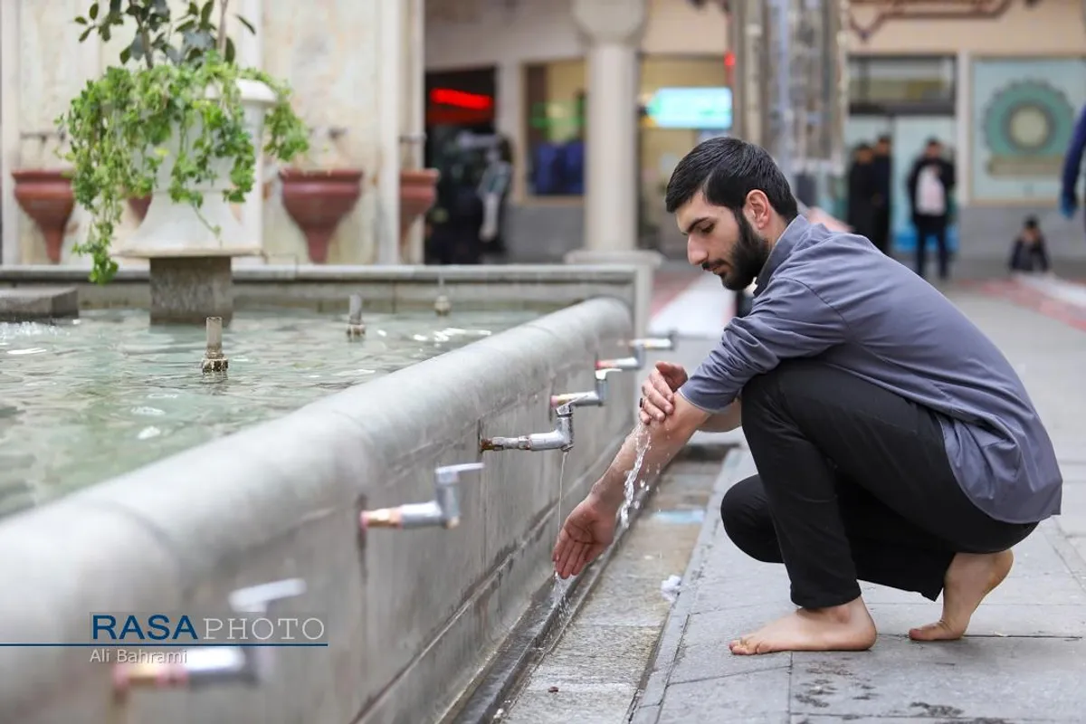 سفره افطاری حرم حضرت فاطمه معصومه (سلام&zwnj;الله&zwnj;علیها) در ماه مبارک رمضان
