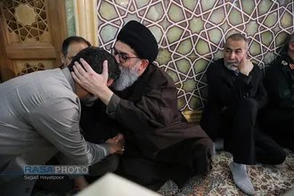 مراسم اربعین شهیدان حاج قاسم سلیمانی ابومهدی المهندس در حرم حضرت معصومه (س)