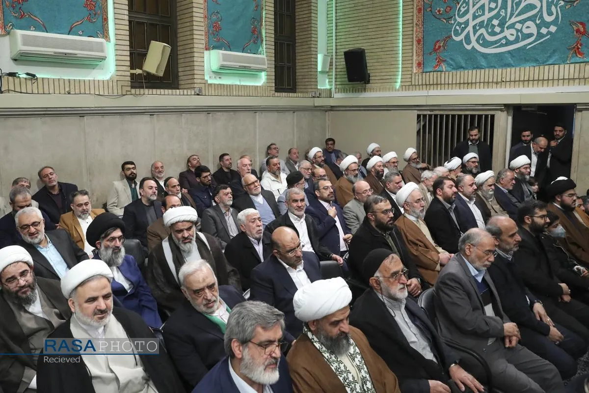 مراسم جشن میلاد حضرت صدیقه طاهره فاطمه زهرا (سلام&zwnj;الله&zwnj;علیها) با حضور رهبر انقلاب