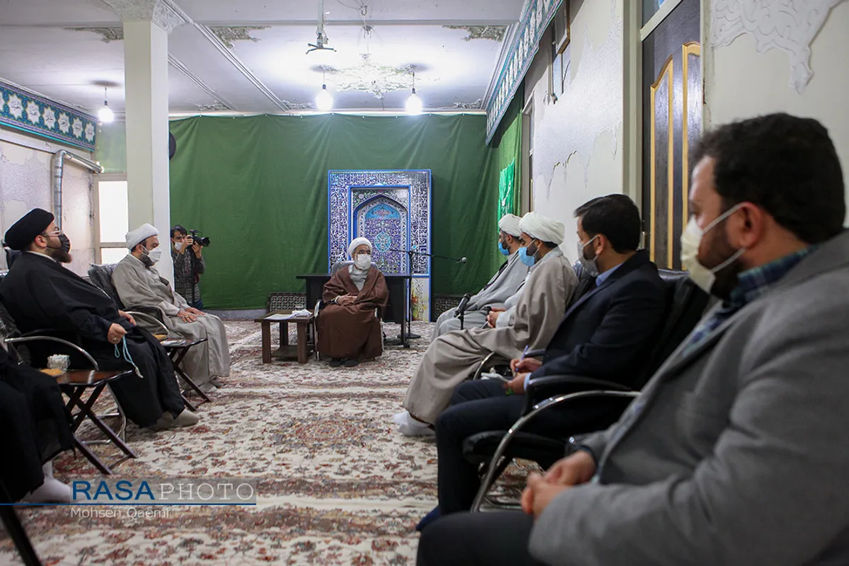 دیدار مدیرعامل خبرگزاری رسا با آیت الله شب&zwnj;زنده&zwnj;دار