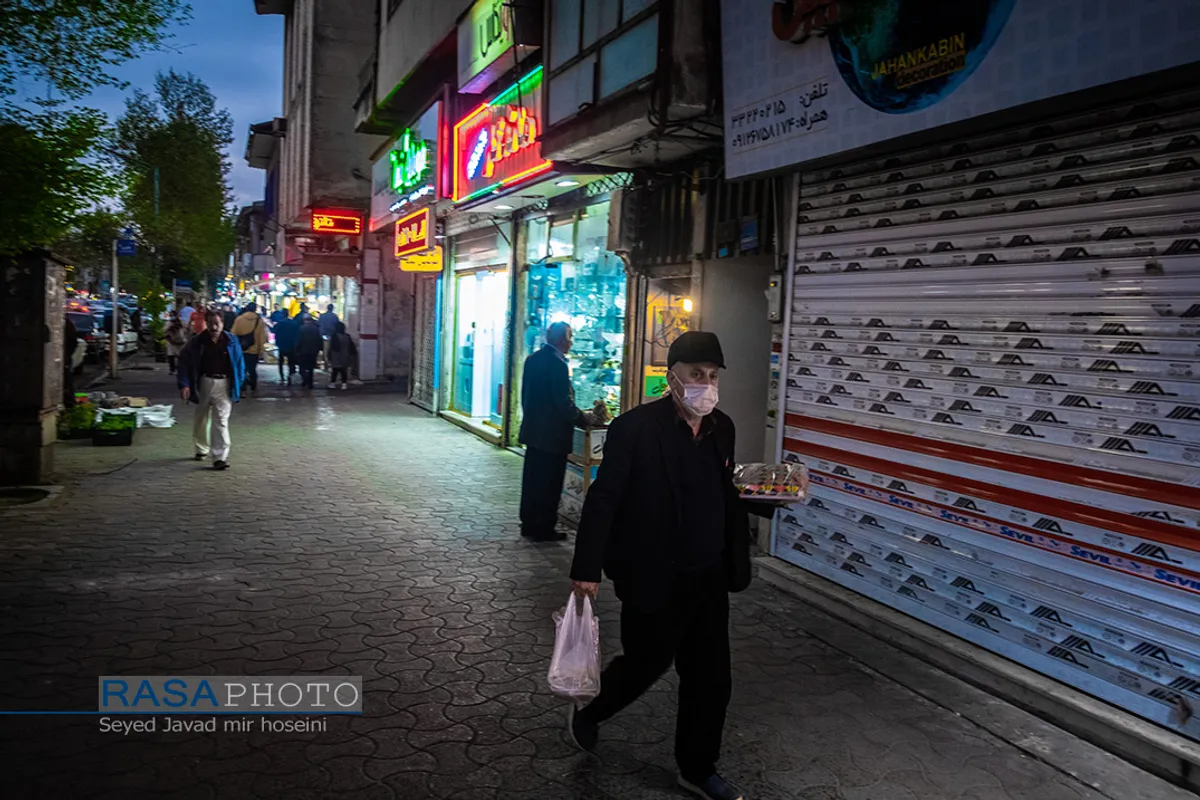 بازار در حوالی افطار