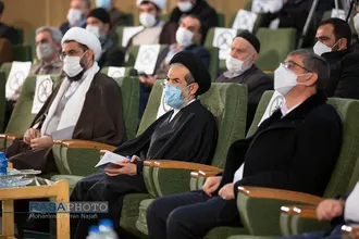 مراسم بزرگداشت مرحوم آیت الله سید رضا فاضلیان&lrm; در همدان