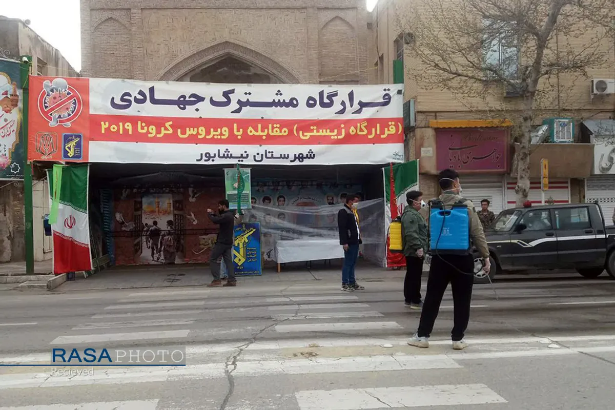 فعالیت&zwnj;های جهادی طلاب نیشابور برای مقابله با کرونا