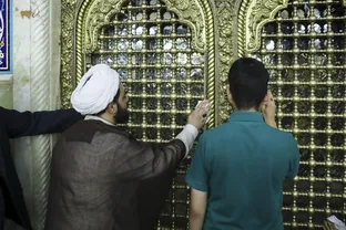 آیین تکریم روز خبرنگار در حرم کریمه اهل‌بیت (س)
