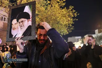تجمع عزاداران و خون&zwnj;خواهان رهبر شهید انقلاب در قم
