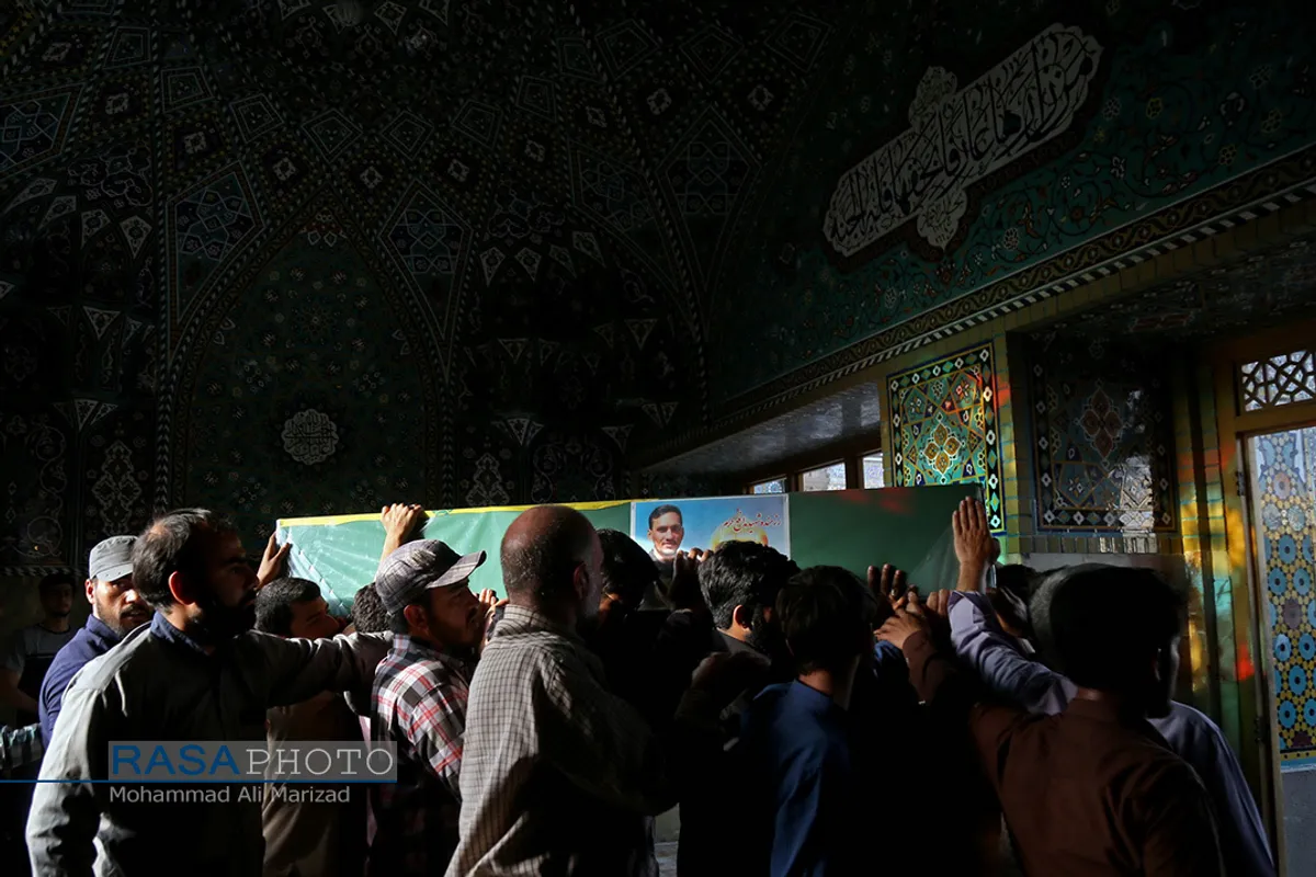 تشییع پیکر مطهر دو شهید مدافع حرم در قم