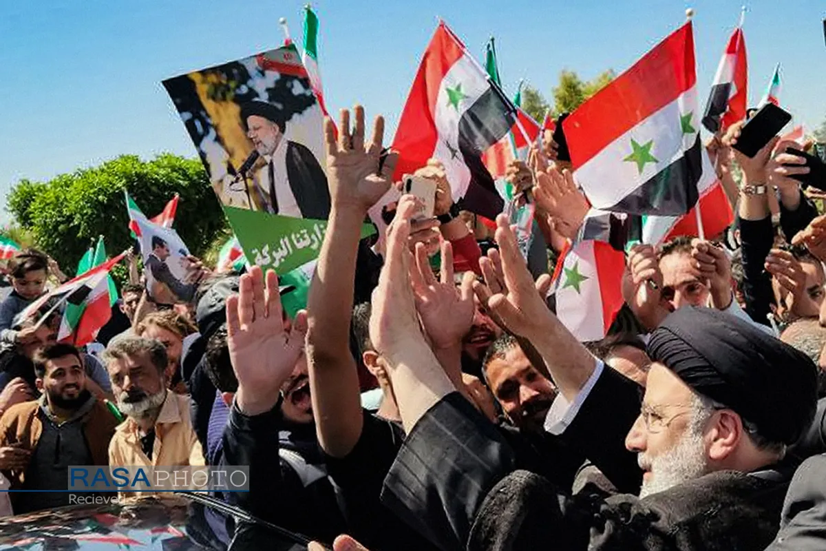 استقبال جمعی از شهروندان سوری از آیت&zwnj;الله رئیسی
