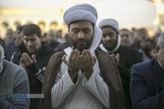 اقامه دومین نماز طلب باران در قم